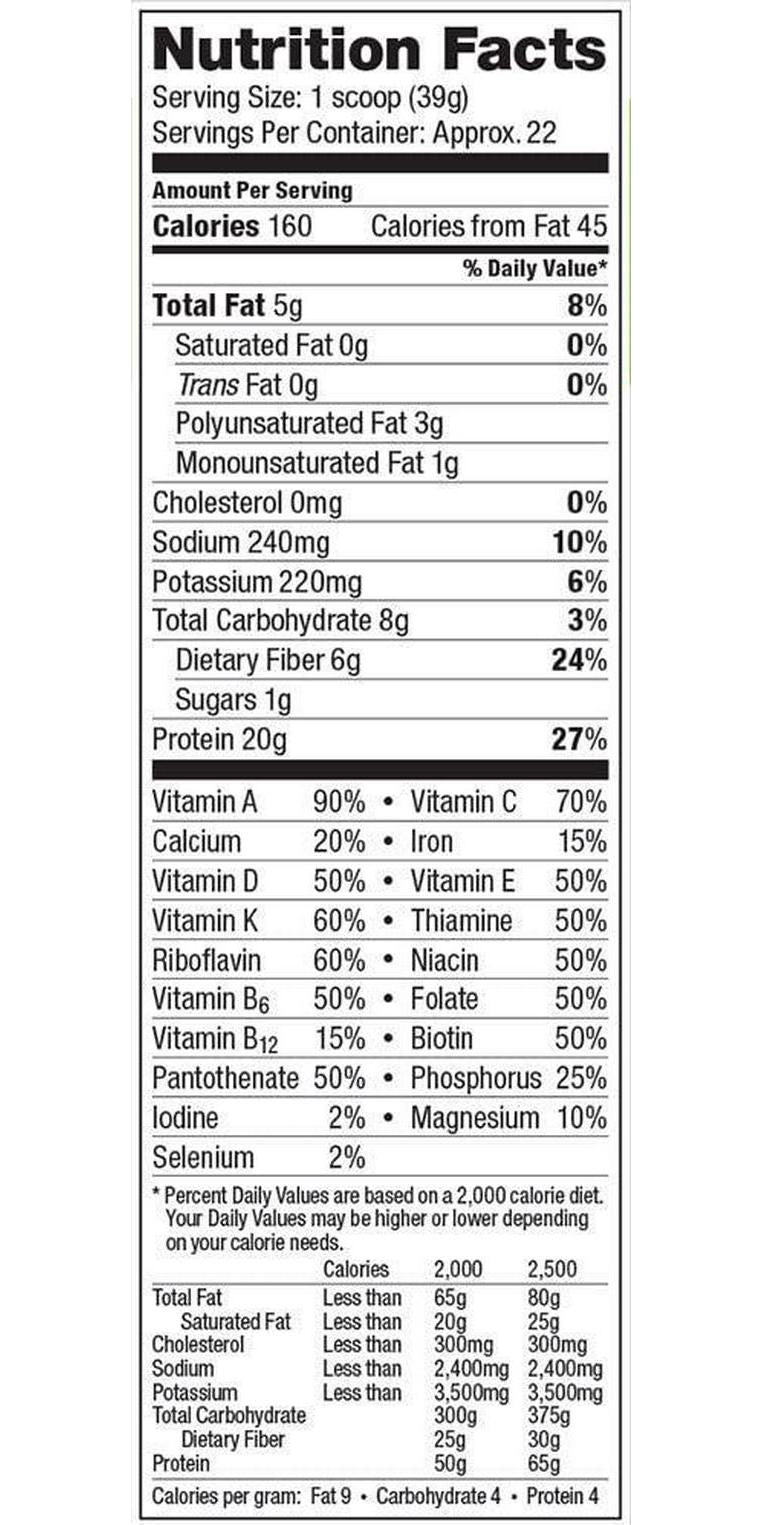 Vega One All-in-One Natural (22 Servings) - Plant Based Vegan Protein Powder, Non Dairy, Gluten Free, Non GMO, 30.4 Ounce (Pack of 1)