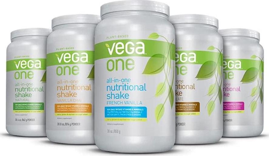 Vega One All-in-One Nutritional Shake Vanilla Chai (Tub, 30.8oz) - Plant Based Vegan Protein Powder, Non Dairy, Gluten Free, Non GMO