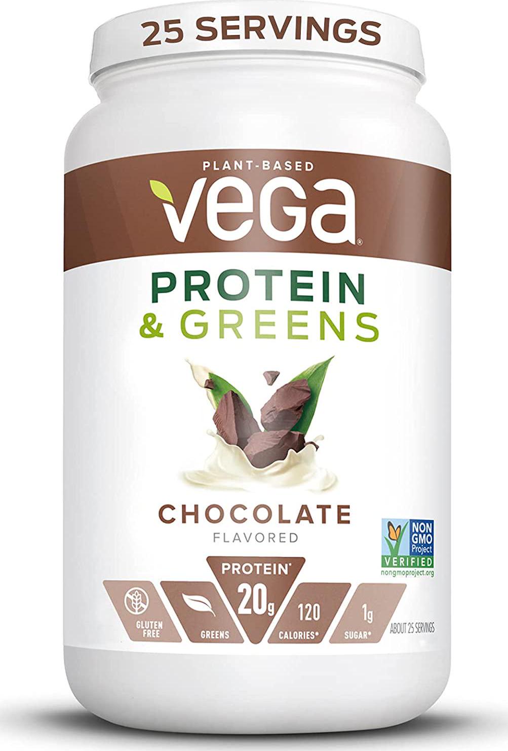 Vega Protein and Greens Chocolate 179 Lb 25 Servings (VEG06651)