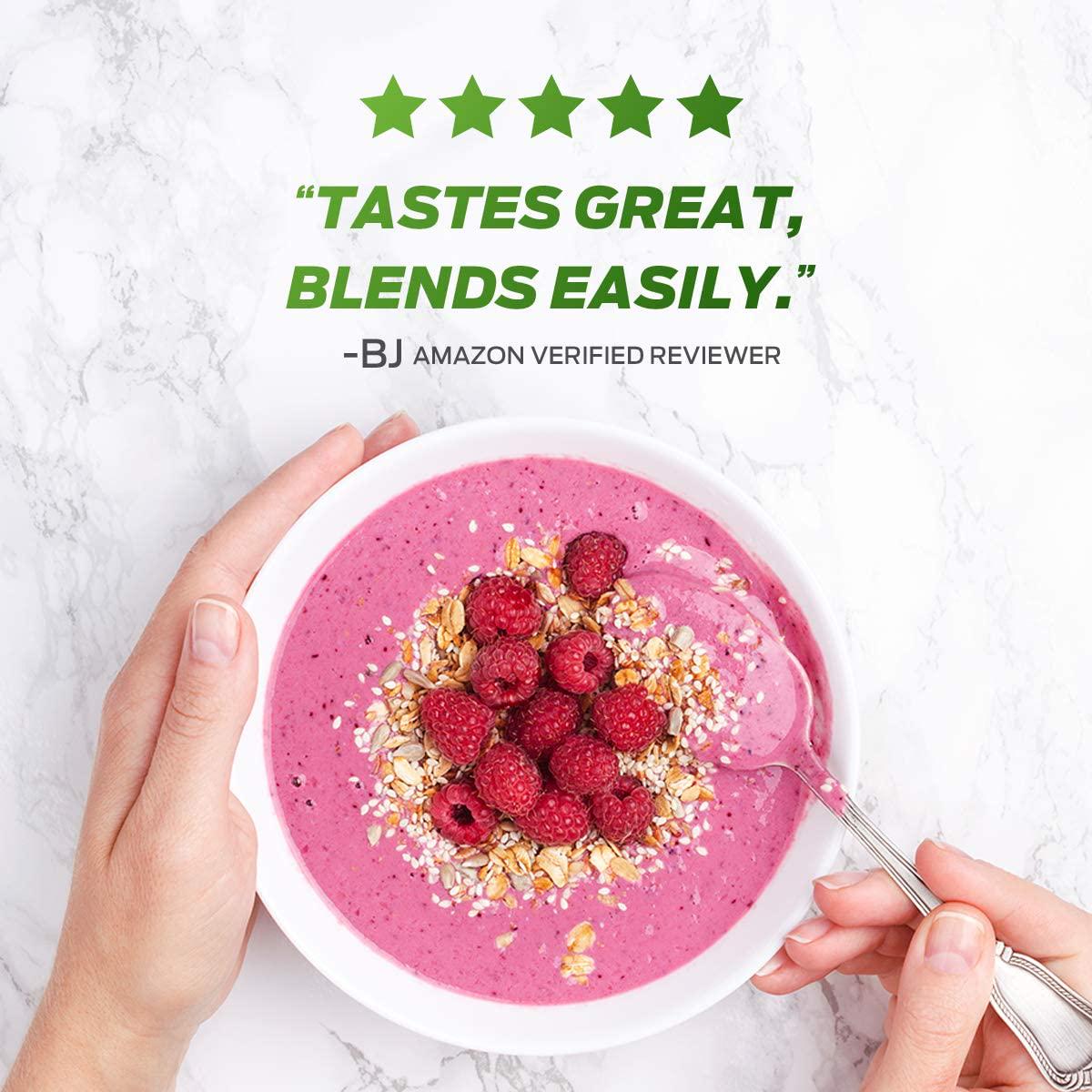 Vega Protein and Greens, Berry, Plant Based Protein Powder Plus Veggies - Vegan Protein Powder, Keto-Friendly, Vegetarian, Gluten Free, Soy Free, Dairy Free, Lactose Free (26 Servings, 1lb 10.6oz)