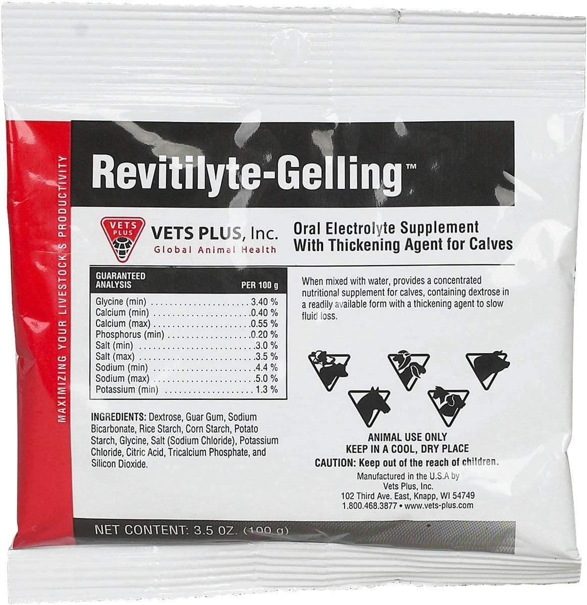 Vet's Plus Revitilyte-Gelling for Calves 3.5 oz