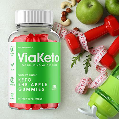 Via Keto Gummies Viaketo Apple Gummies (60 Gummies)