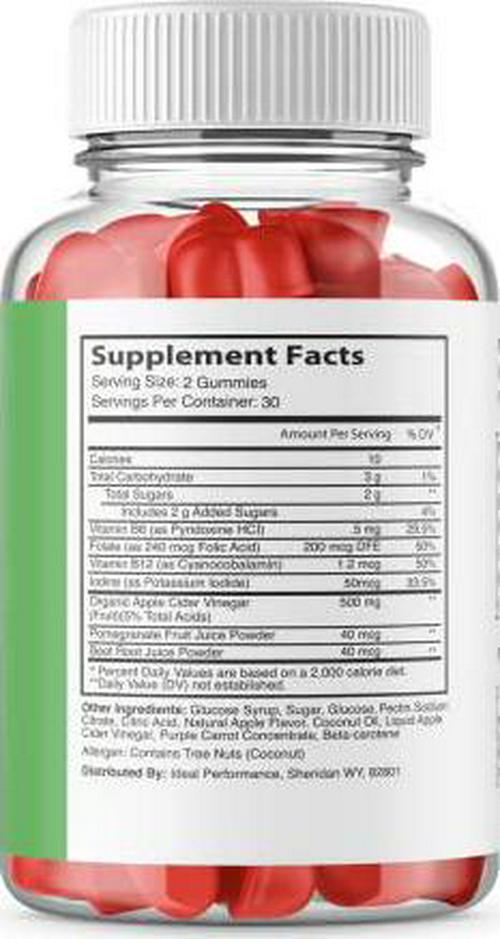 Via Keto Gummies Viaketo Apple Gummies (60 Gummies)