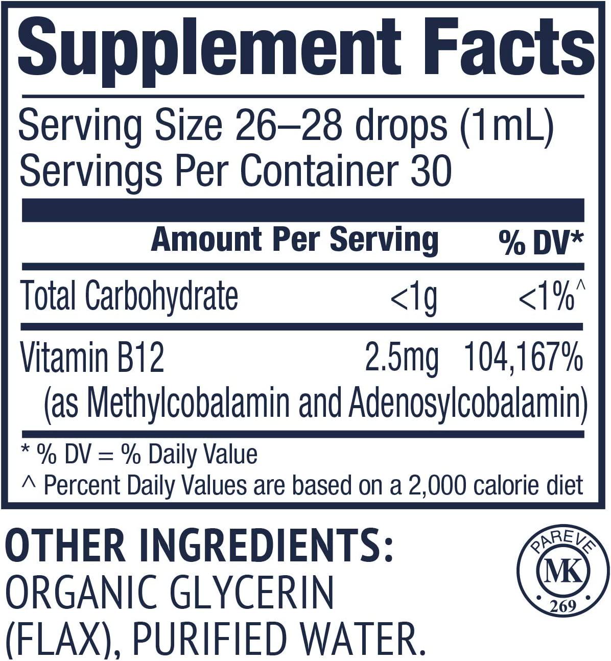 Vimergy USDA Organic B-12 (30 ml)