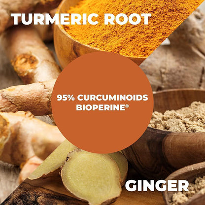 Vimerson Health Liver Health + Turmeric Ginger Bundle. Liver Cleanse and Detox - Artichoke, Milk Thistle, Ginger, Celery. Joint Support and Pain Relief with BioPerine. Inflammation and Antioxidant Balance