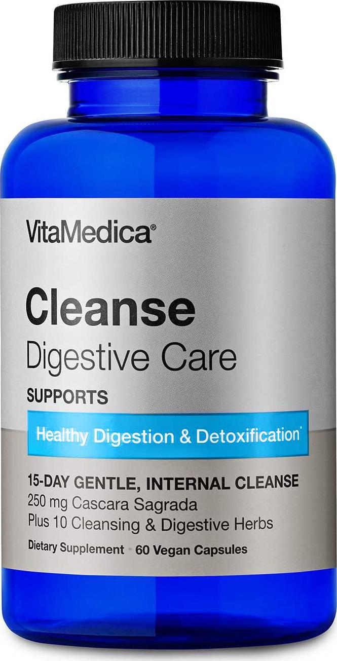 VitaMedica Cleanse with Cascara Sagrada and Cleansing Herbs, 60 Vegetarian Capsules