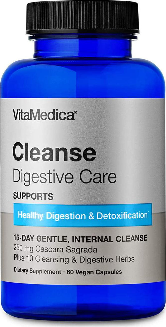VitaMedica Cleanse with Cascara Sagrada and Cleansing Herbs, 60 Vegetarian Capsules