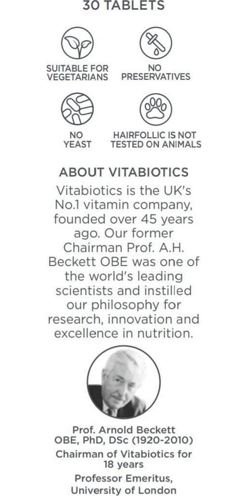 Vitabiotics Hairfollic Him - 30 Tablets