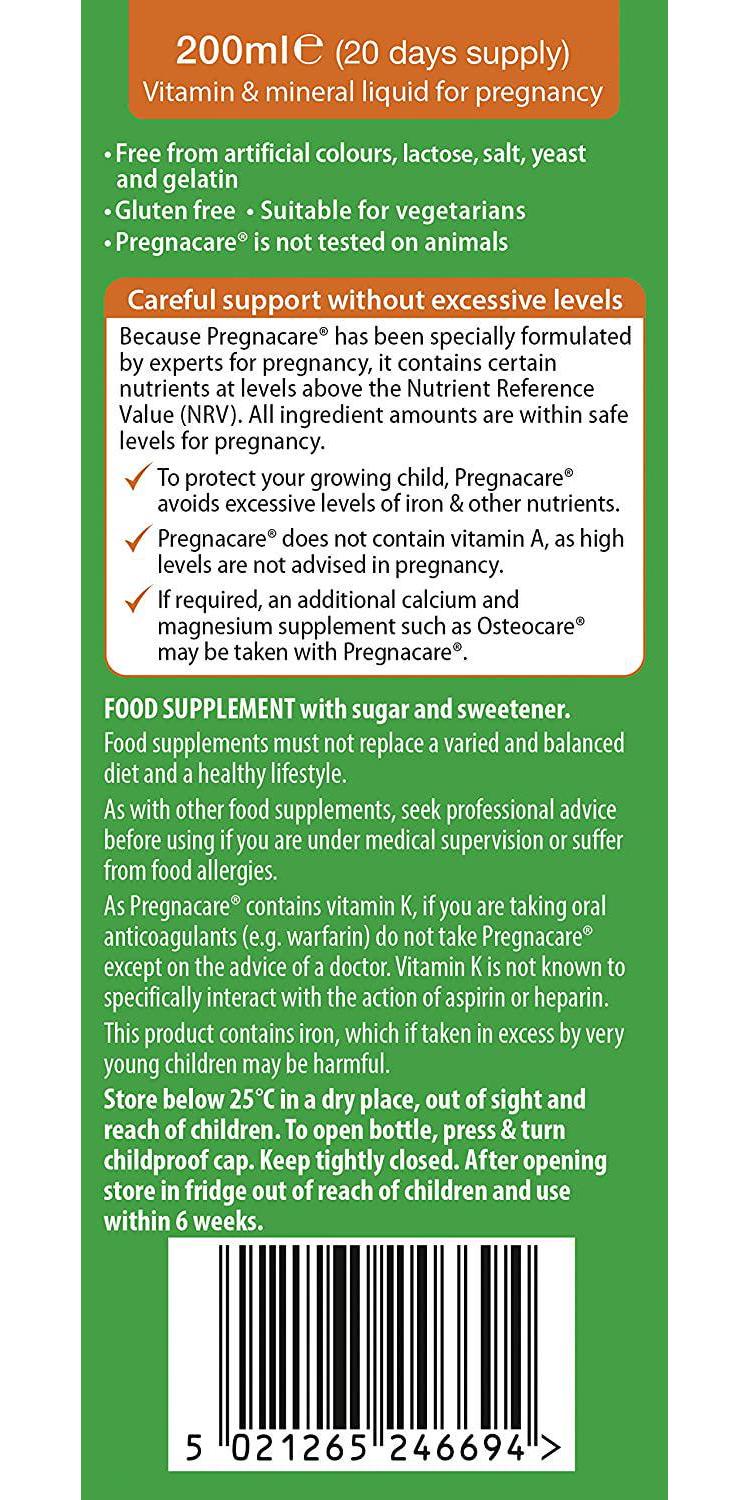 Vitabiotics Pregnacare Liquid, 200ml