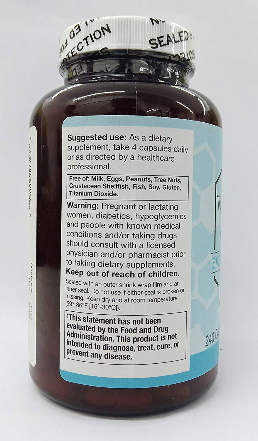 Vitacost L-Lysine and L-Proline Complex -- 240 Capsules