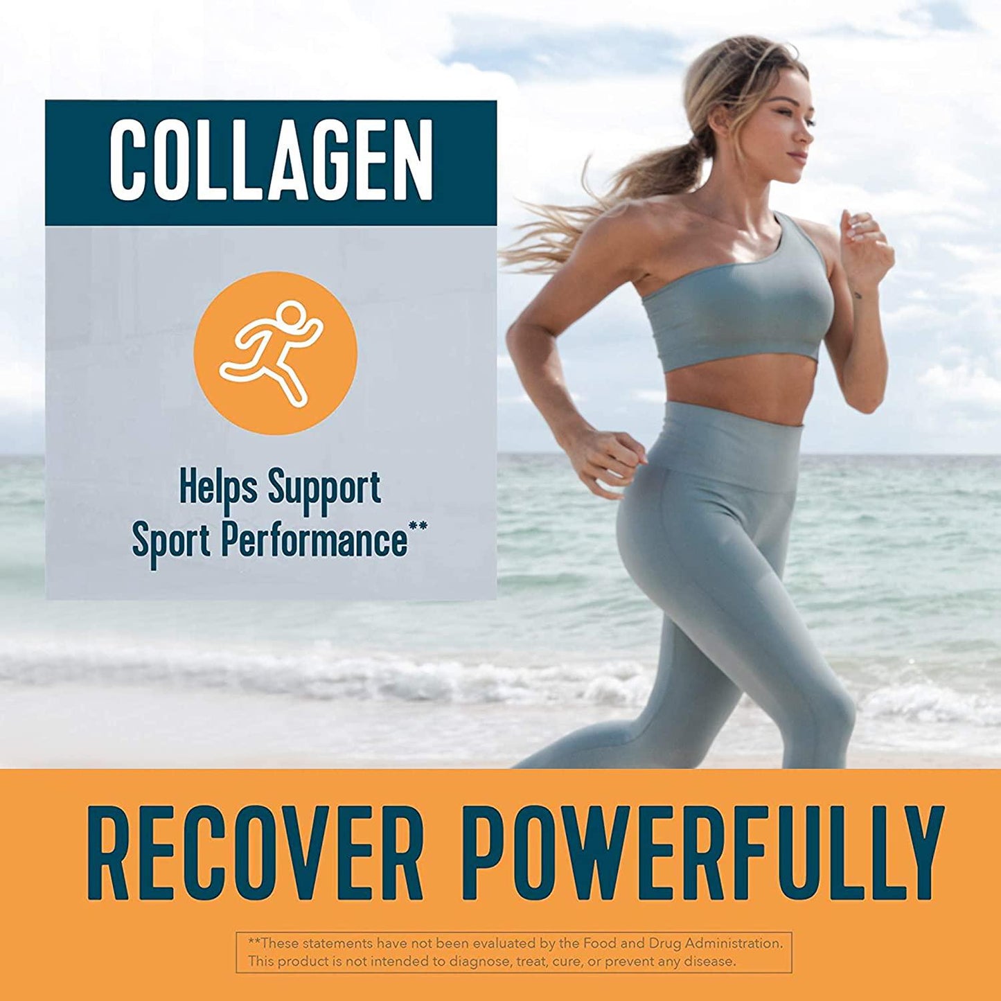 Vital Performance Recover Drink, 6g EAA, 4g BCAA,14g Collagen, NSF for Sport Certified, Low-Sugar, Post-Workout Recovery Drink, 12pack, 16.9oz Bottles - Yuzu Clementine