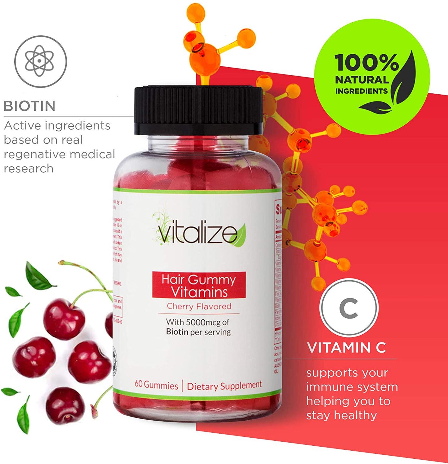 Vitalize Multivitamin Hair Gummy