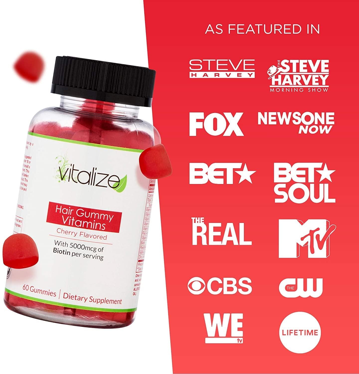 Vitalize Multivitamin Hair Gummy