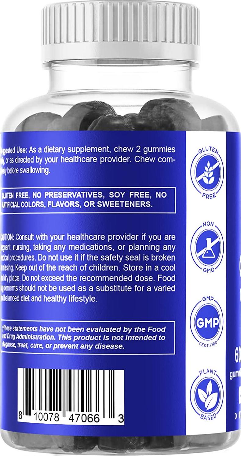 Vitamatic Iron Gummies Supplement for Women and Men - 20mg Serving - 60 Vegan Gummies - Great Tasting Iron Gummy Vitamins with Vitamin C (60 Count (Pack of 2))