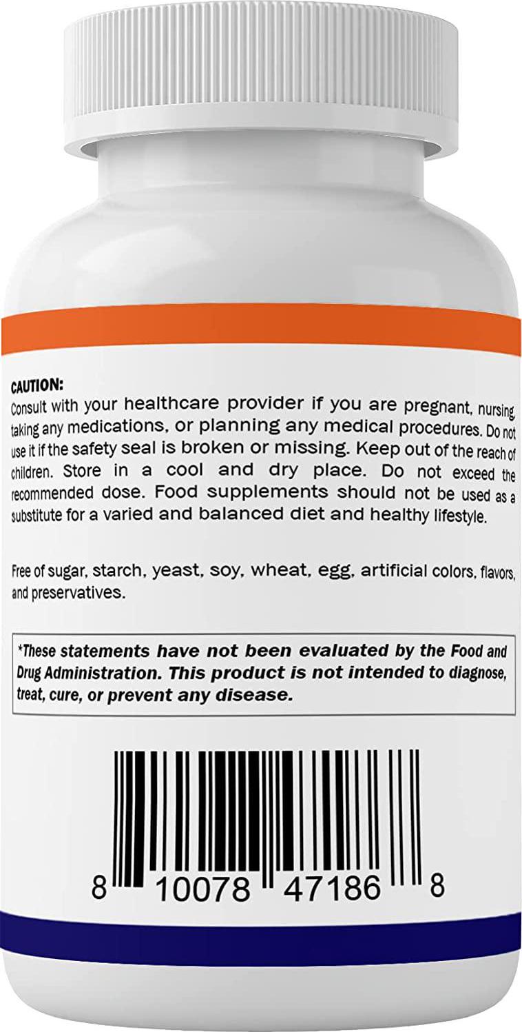 Vitamatic L-Carnitine Fumarate 1000 mg - 120 Vegetable Capsules