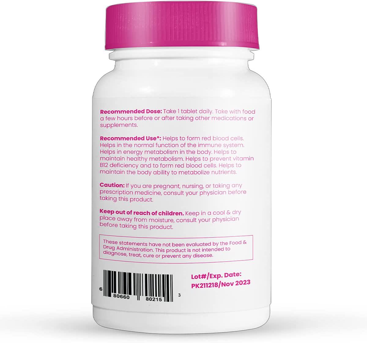 Vitamin B12 1000mcg-sublingual Tablets