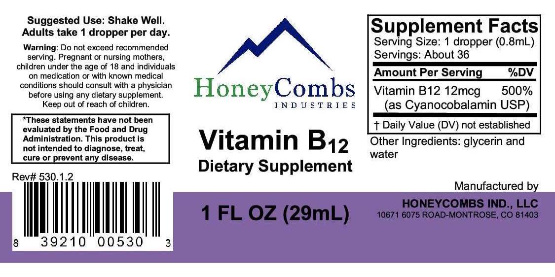 Vitamin B12 Liquid Drops – B12 Liquid Methylcobalamin Drops to Support Brain Function and Heart Health – Liquid Vitamin Energy Supplement – Alcohol-Free Skin, Nails and Hair Vitamin Supplement, 1 Fl Oz.