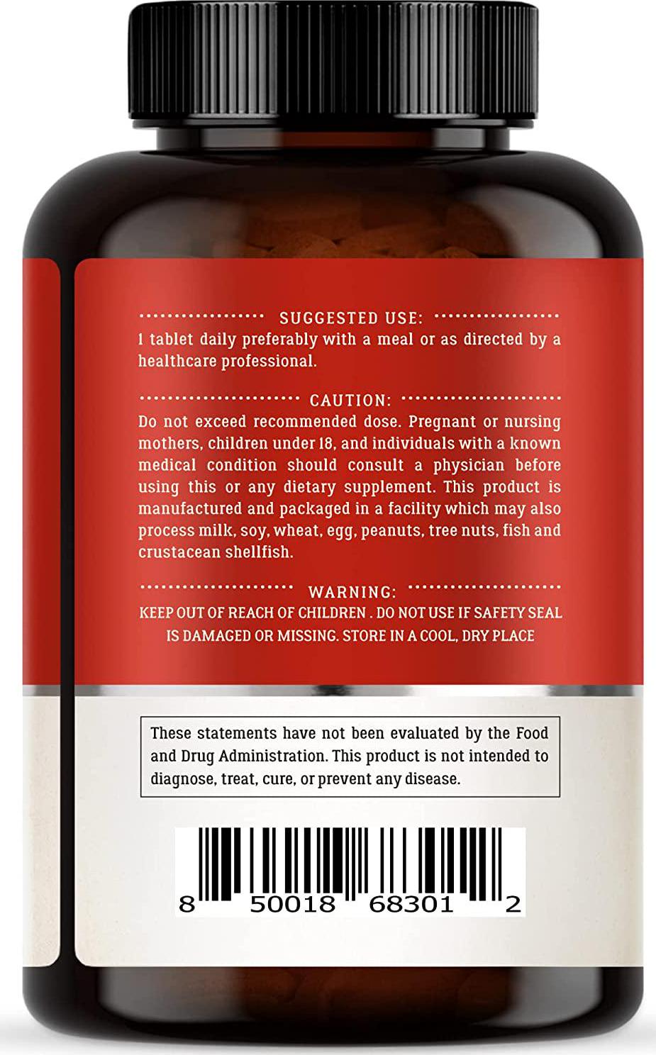 Vitamin B Complex - Contains All Essential B Vitamins - B1, B2, B3, B5, B6, B7, B9, B12 and Biotin - Super B Complex Vitamins for Energy, Immunity and Mood Support - 360 Tablets