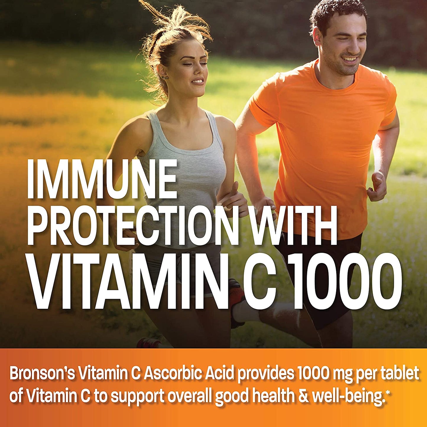 Vitamin C 1000 mg Premium Non-GMO Ascorbic Acid - Maintains Healthy Immune System, Supports Antioxidant Protection - 100 Tablets