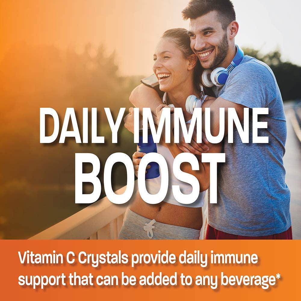 Vitamin C Powder Pure Ascorbic Acid Soluble Fine Non GMO Crystals Promotes Healthy Immune System and Cell Protection Powerful Antioxidant - 1 Pound (16 Ounces)