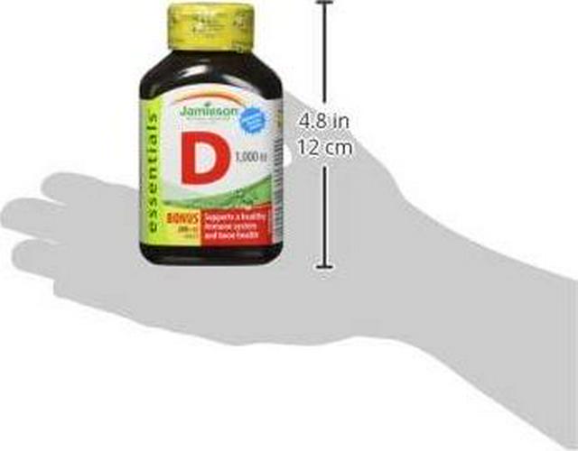 Vitamin D3 1,000 IU Bonus -240 tabs Brand: Jamieson Laboratories