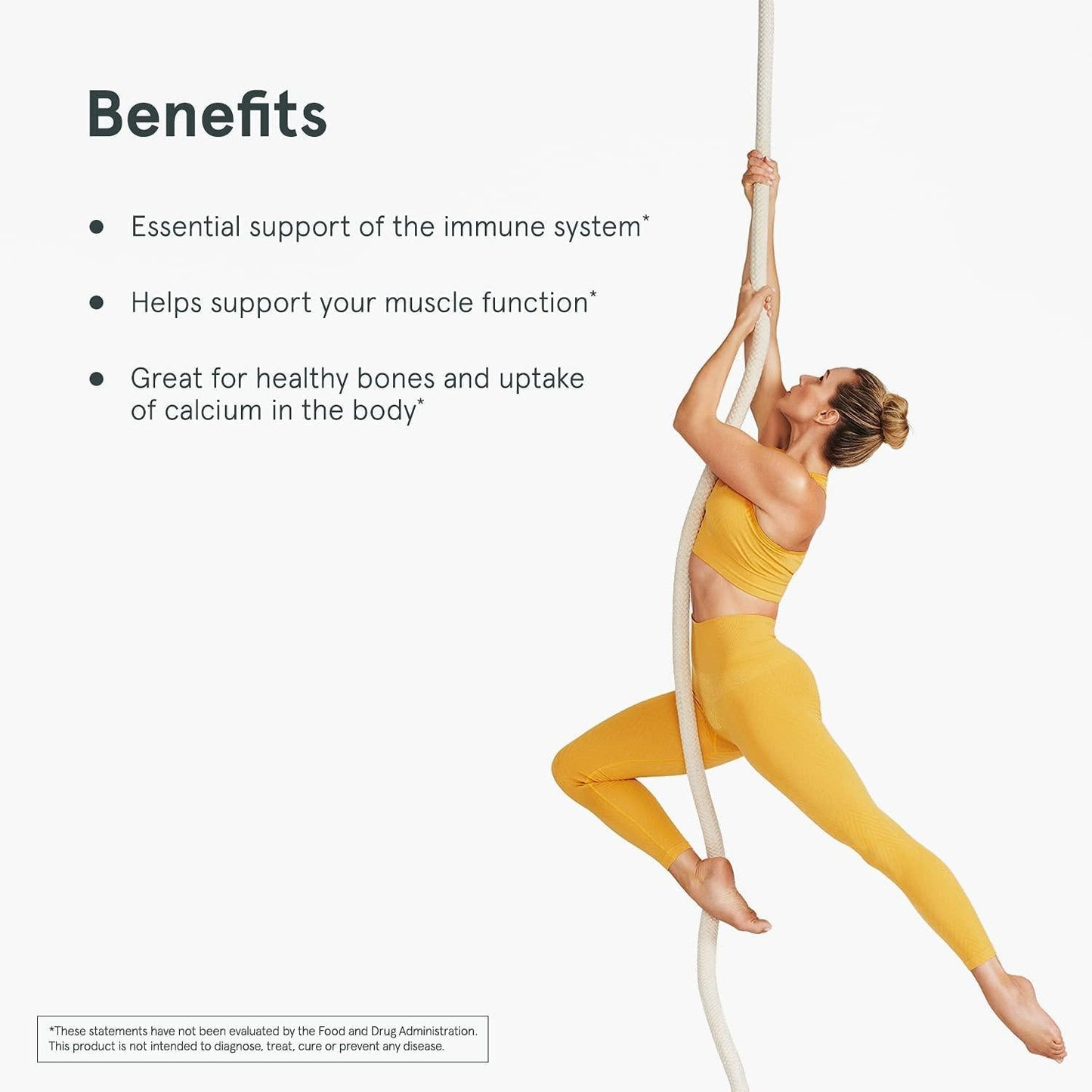 Vitamin D3 Supplement with Organic Coconut Oil for Optimal Absorption | Healthy Muscle Function, Bone Health, Immune Support, Non GMO | 2500 IU, 120 Softgel