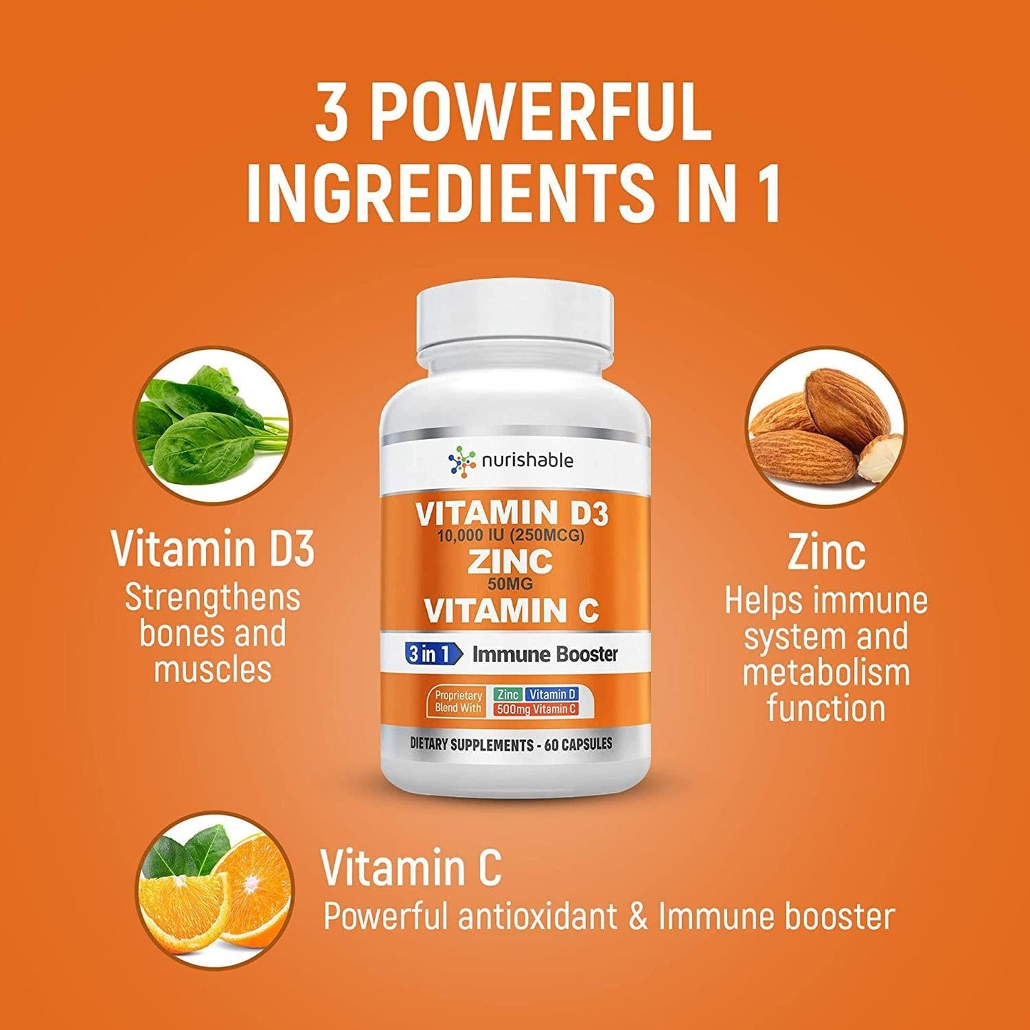 Vitamin D and Zinc Capsules