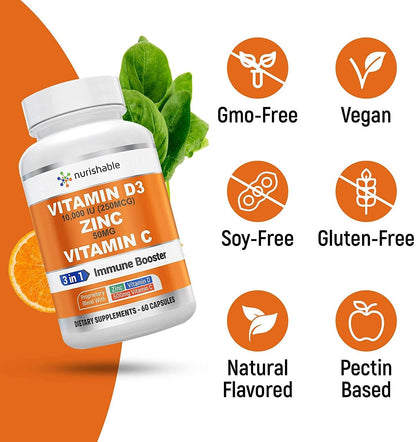 Vitamin D and Zinc Capsules