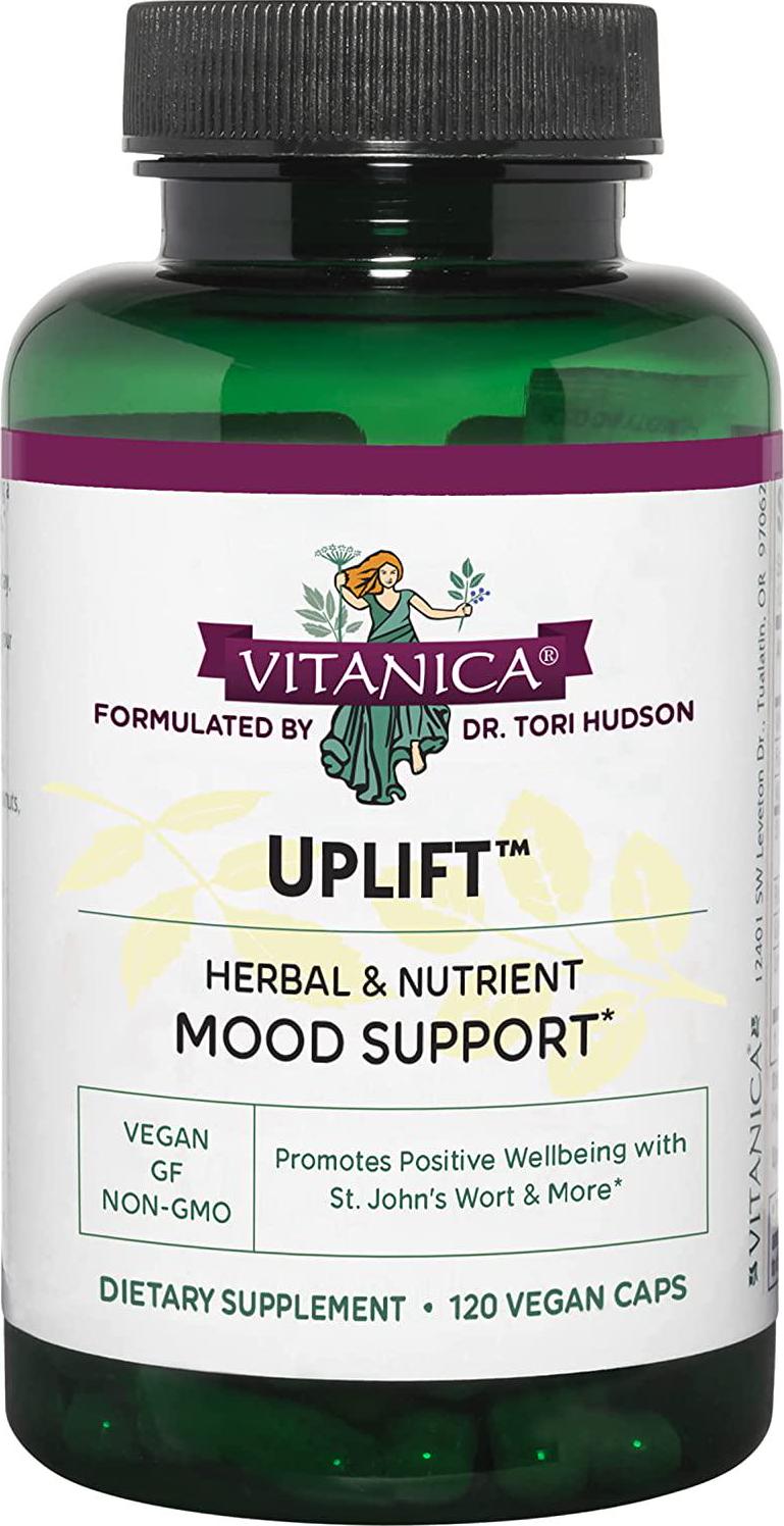 Vitanica Uplift, Mood and Emotional Support, Vegan, 120 Capsules
