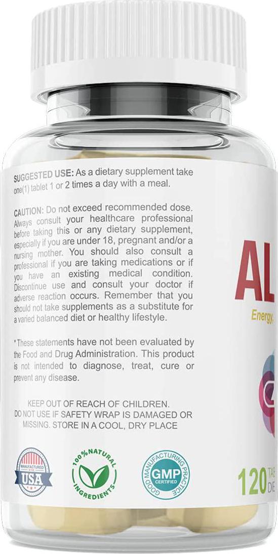 Vitapia Albumax - 1300mg per Serving - Albumin, Protein, L-Arginine and Vitamins - Overall Health Support* - 120 Tablets - 120 Day Supply - Non GMO and Gluten Free