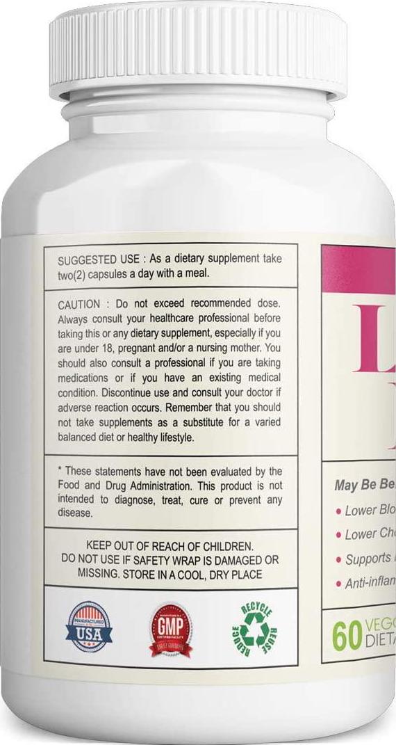 Vitapia Lotus Leaf 1000mg per Serving - 60 Veggie Capsules - Vegan and Non-GMO - Support Blood Sugar Levels, Cholesterol Levels, Liver Health, Digestive Health, Anti-inflammatory*