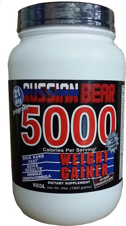 Vitol Russian Bear 5000 Weight Gainer Chocolate - 4 lbs