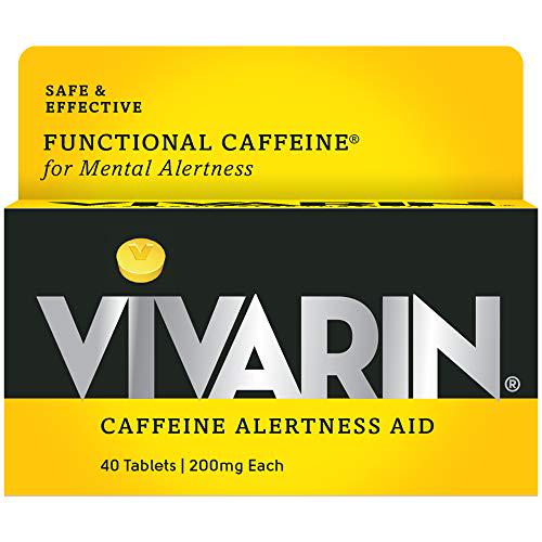 Vivarin Brand Alertness Aid, 40 tablets
