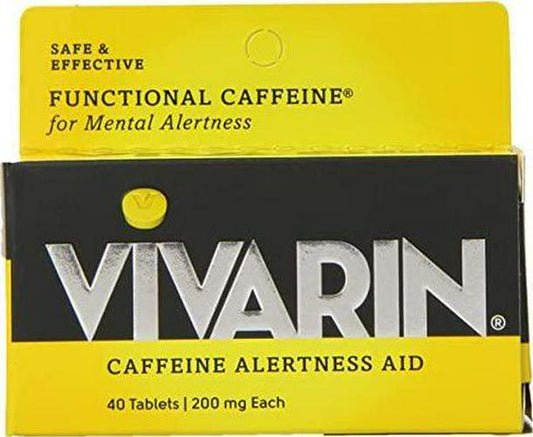 Vivarin Brand Alertness Aid, 40 Tablets (Pack of 4)