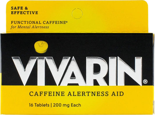 Vivarin Caffeine Alertness Aid, Tablets 16 ea (Pack of 5)