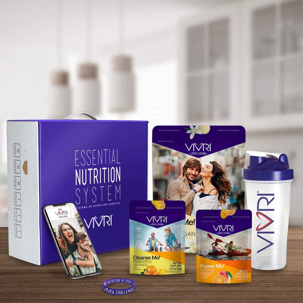 Vivri- Essential Nutrition System Vanilla Shake Me-Orange Mango- 10 Day Challenge