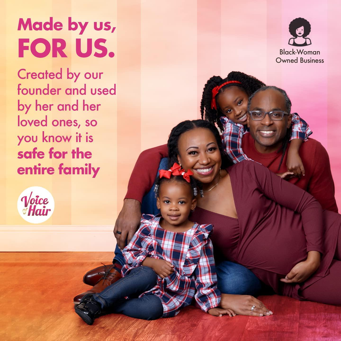 Voice Of Hair Gummy Vitamins for Hair Growth- Cherry Flavored Gummies for Hair (60 ct)