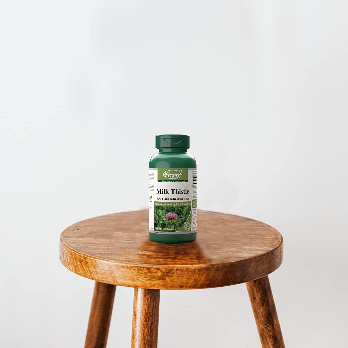 Vorst Milk Thistle 150mg 120 Capsules 80% Silymarin Extract Liver Health and Detoxification Liver Support Gallbladder Liver Detox Natural Cleanse Supplement Cardo de Leche