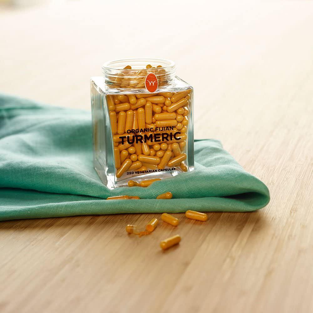 Wakaya Perfection Organic Fijian 500 MG Turmeric Capsules, 250 Count