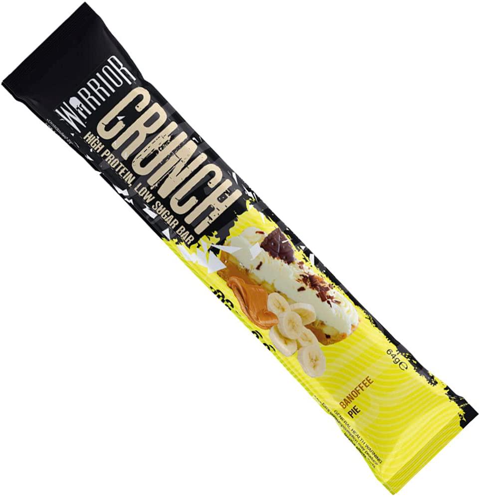 Warrior Crunch - Banoffee Pie Protein Bars, 12 x 64g
