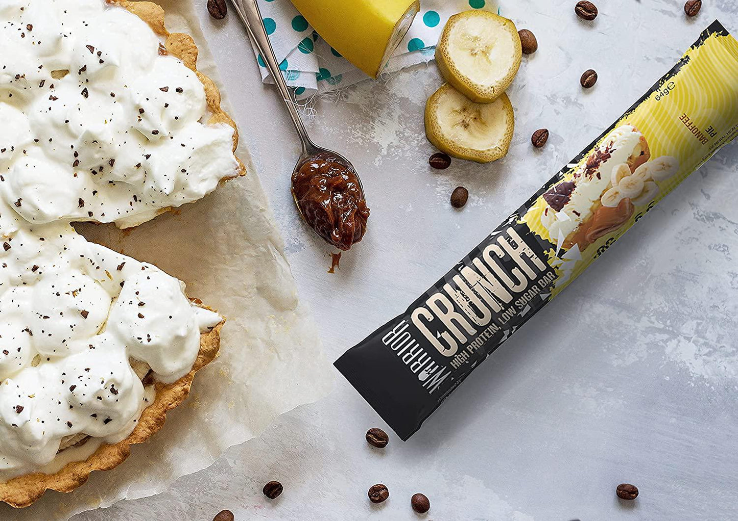 Warrior Crunch - Banoffee Pie Protein Bars, 12 x 64g