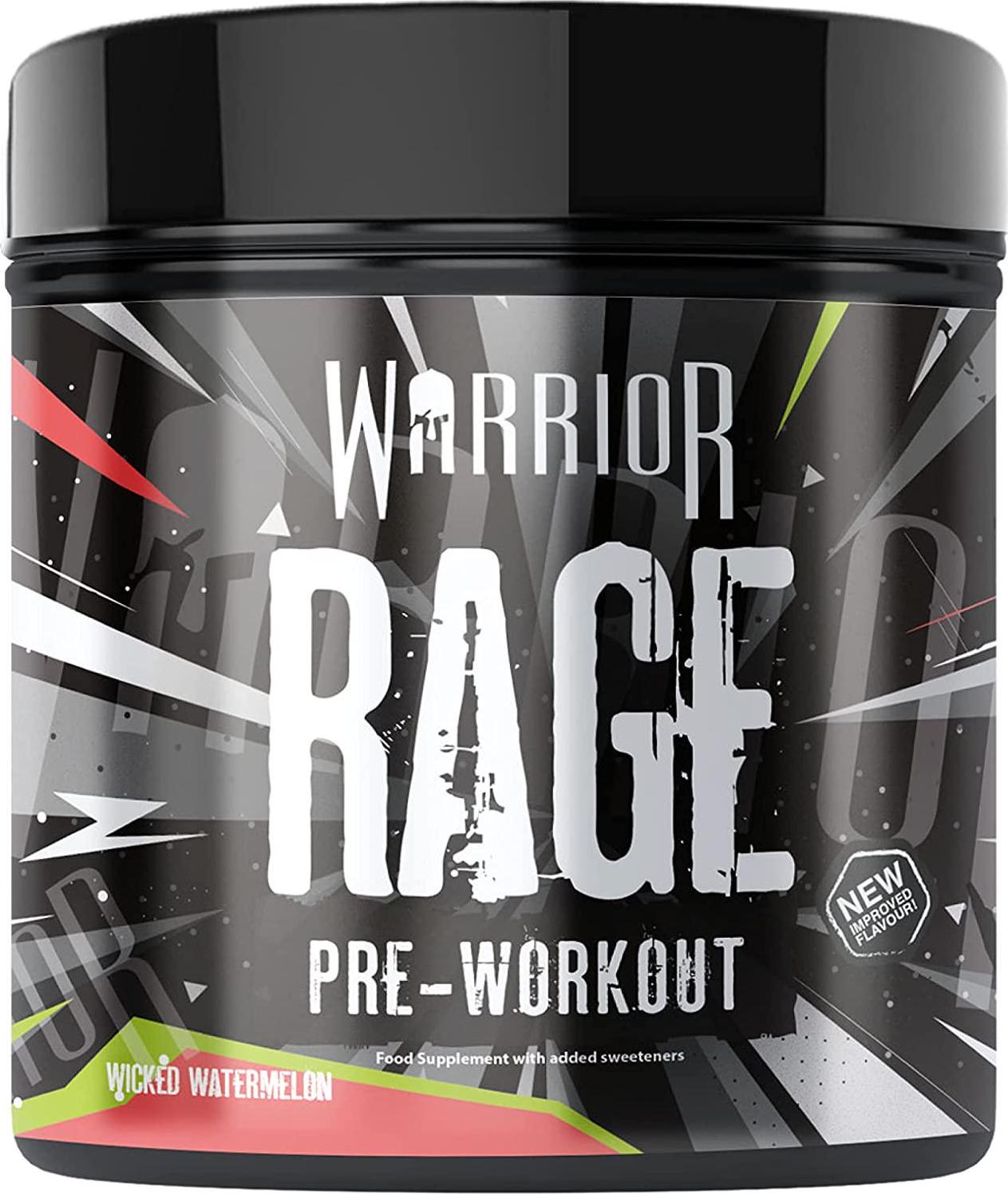 Warrior - RAGE Pre Workout Powder Wicked Watermelon 392g, WA-RG-045-03