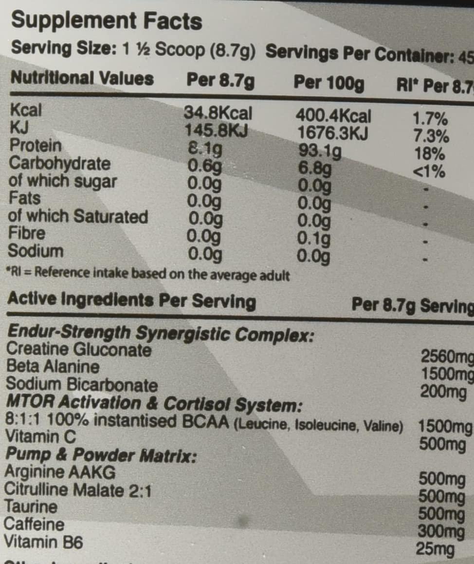 Warrior - RAGE Pre Workout Powder Wicked Watermelon 392g, WA-RG-045-03