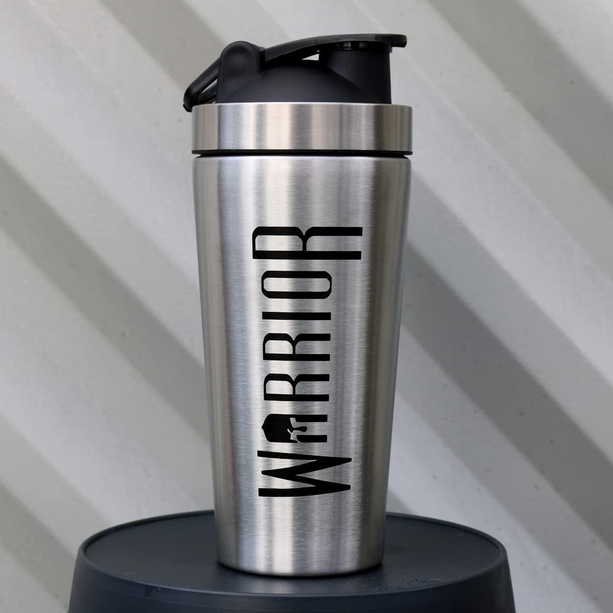 Warrior Steel Shaker 800ml - Highly Durable and Lightweight | Warrior Supplements