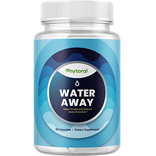 Water Away Pills and Diuretic Pills - Water Retention Pills and Water Pills with Dandelion Leaf Herbal Green Tea Extract Juniper Berry and Vitamin B6 - Kidney Cleanse Water Pills for Men and Women
