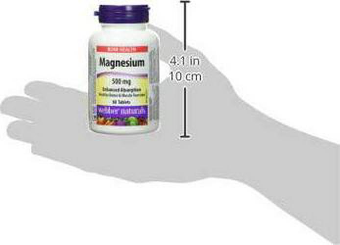 Webber Naturals Magnesium 500mg Enhanced Absorption, 60 Tablet