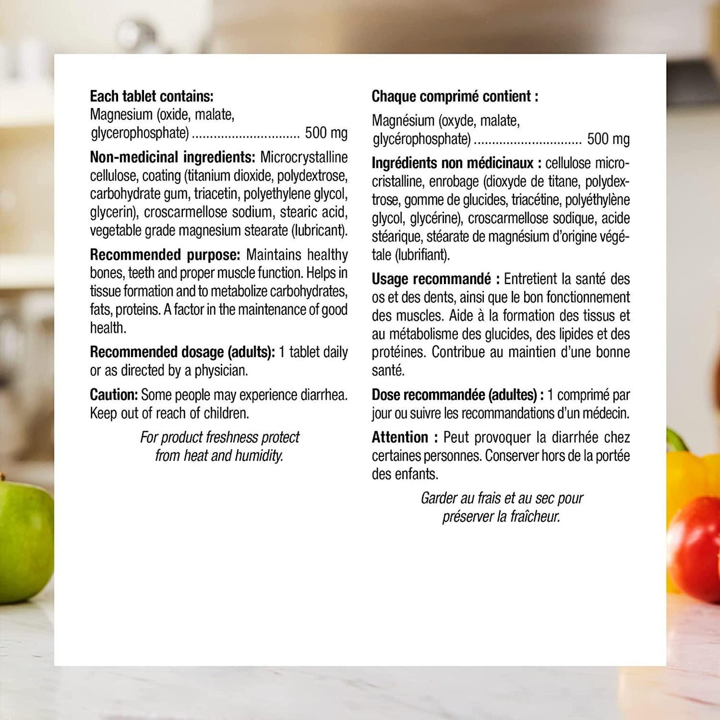 Webber Naturals Magnesium 500mg Enhanced Absorption, 60 Tablet