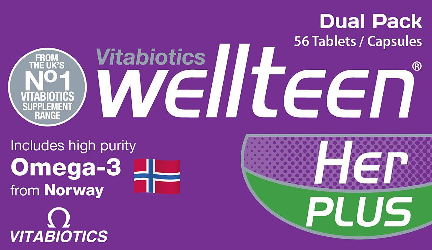 Wellteen by Vitabiotics Her Plus Tablets x 56