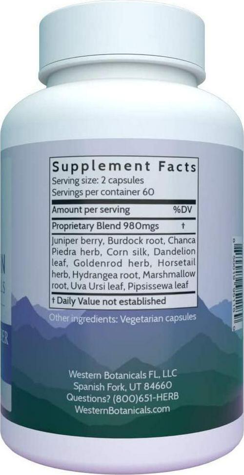 Western Botanicals Kidney/Bladder Formula, 120 Veg Capsules