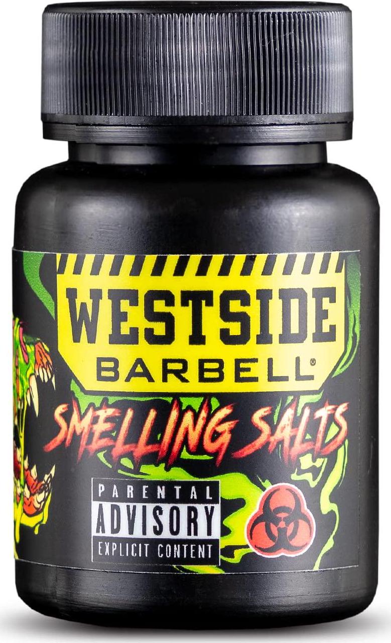 Westside Barbell Smelling Salts, Ammonia Inhalant for Athletes, Weight Lifting, Power Lifting, Increase Focus and Alertness (2 Oz, 1 Pack)